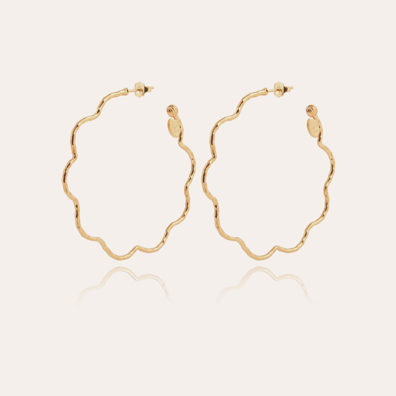 Florette hoop earrings gold
