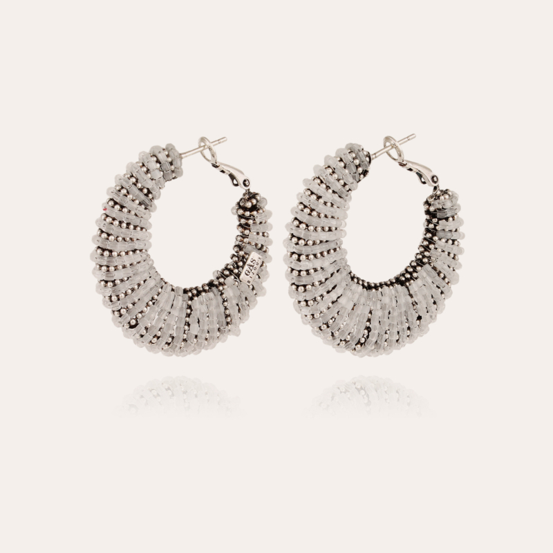 Izzia earrings large size silver