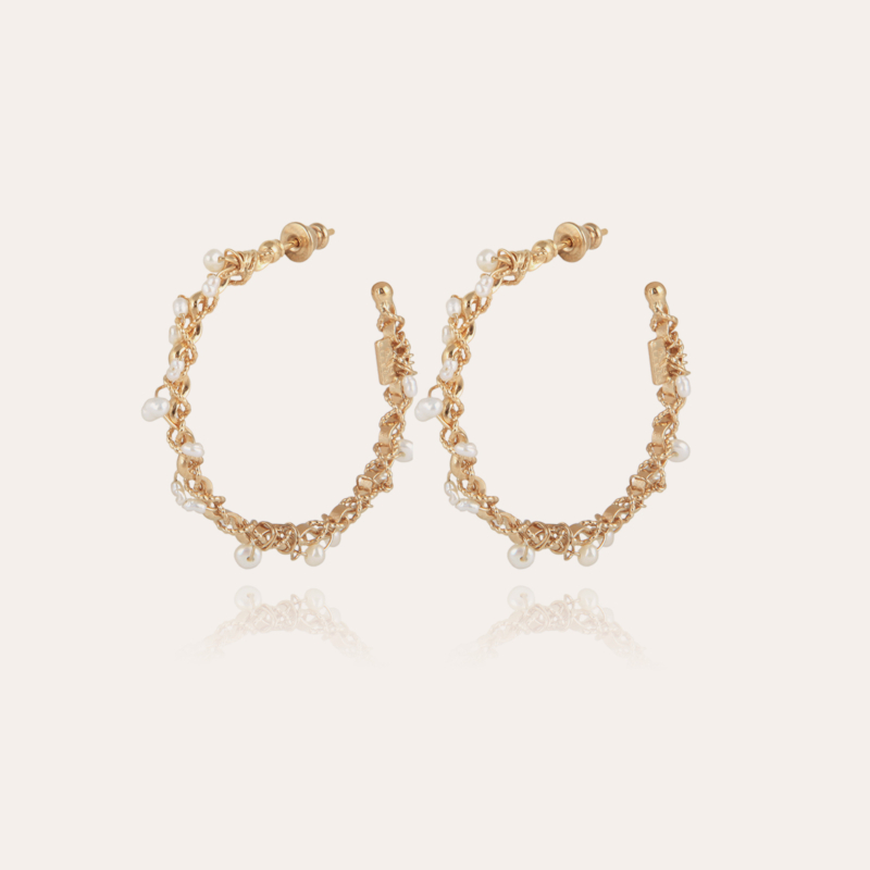 Orphee hoop earrings gold