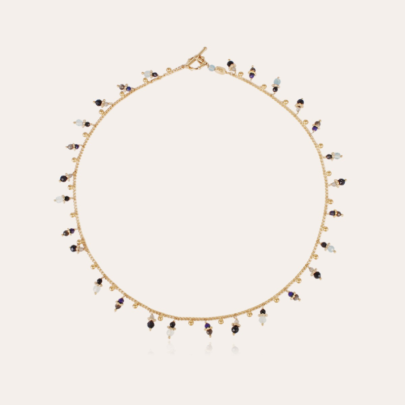 Tangerine Serti Necklace in Carnelian