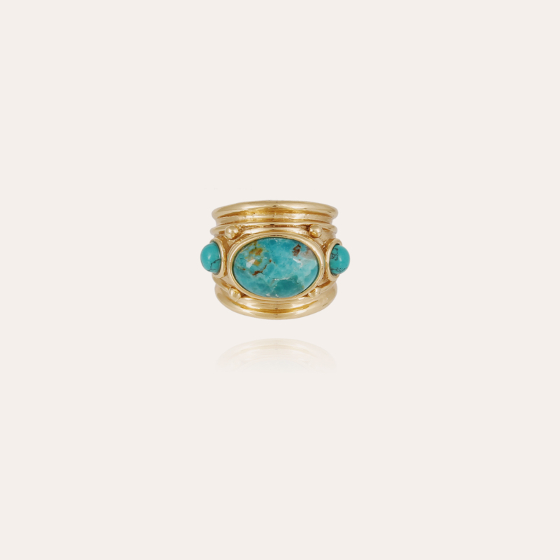 Simone ring gold - Turquoise