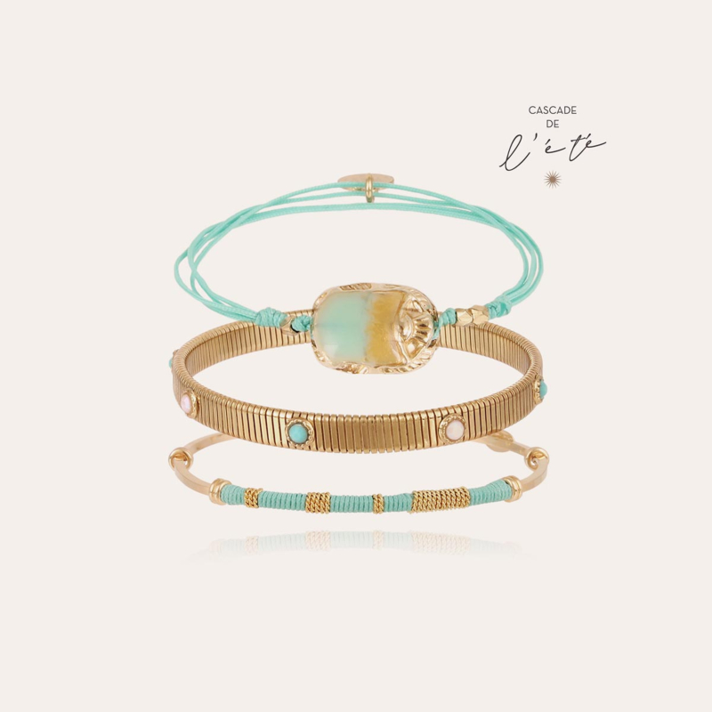 Summer bracelets – Scaramouche, Stradi & Zanzibar gold