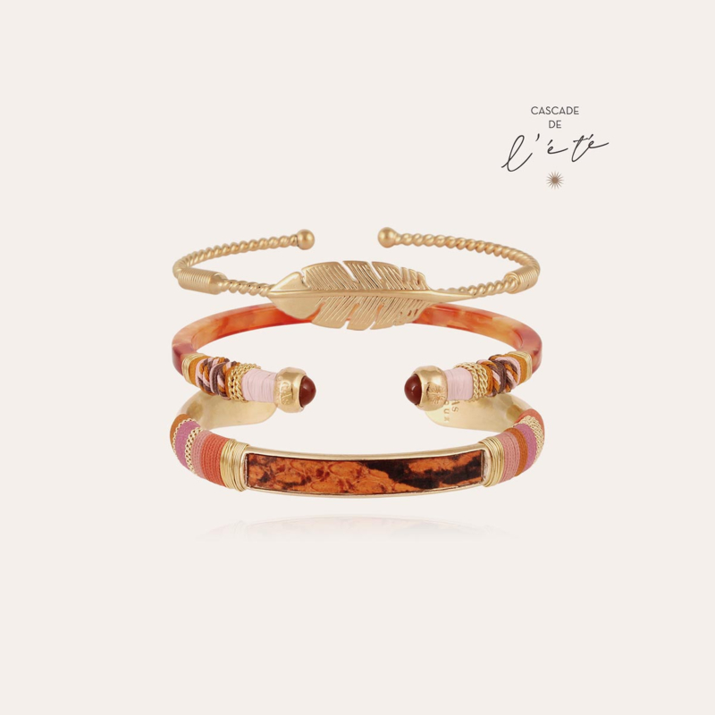 Summer bracelets – Penna, Sari & Massai gold