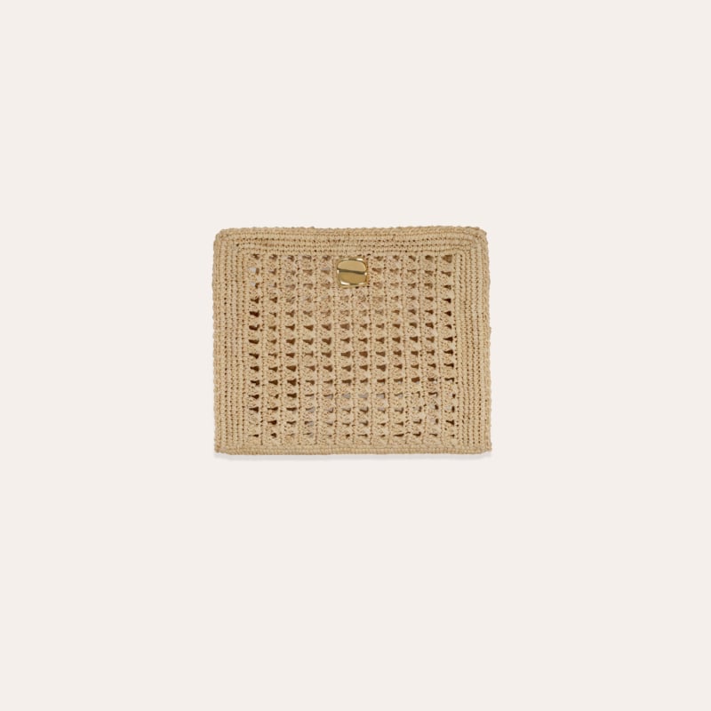 Les Canoubiers purse bag Raffia