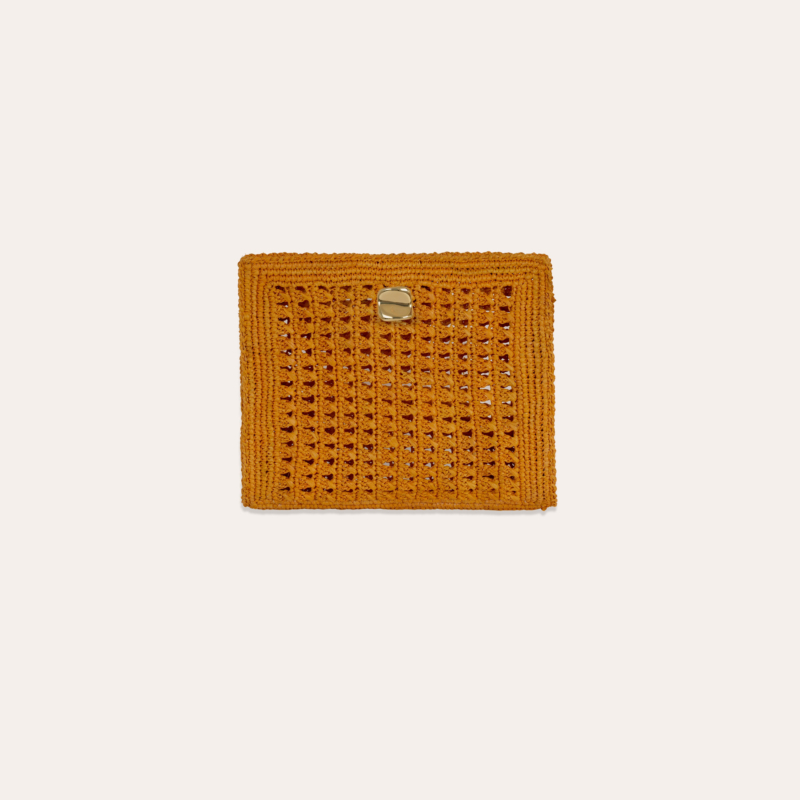 Les Canoubiers purse bag raffia