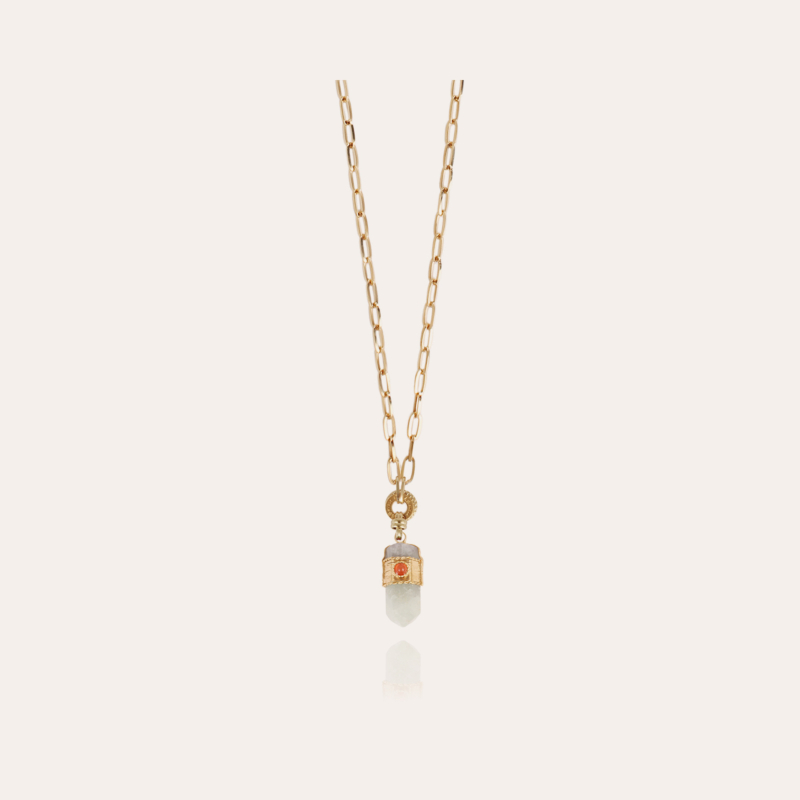 Aventura Serti long necklace small size gold - Fluorine