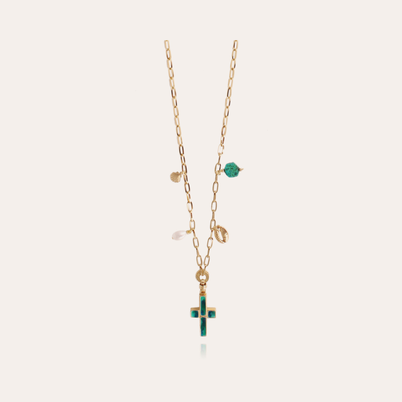 Croix long necklace small size gold - Exclusive piece (4 pieces)