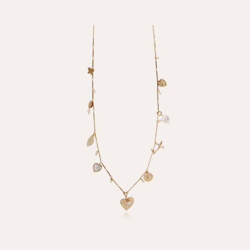 Lovely long necklace gold - Exclusive piece