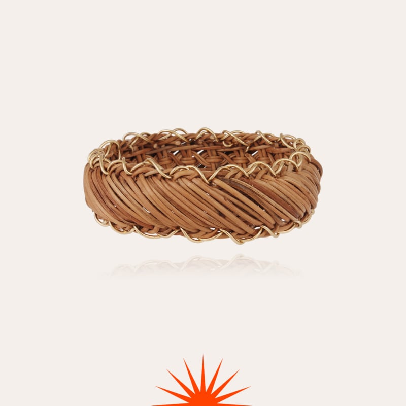 Tojo bracelet gold - Wicker - 55 years collection