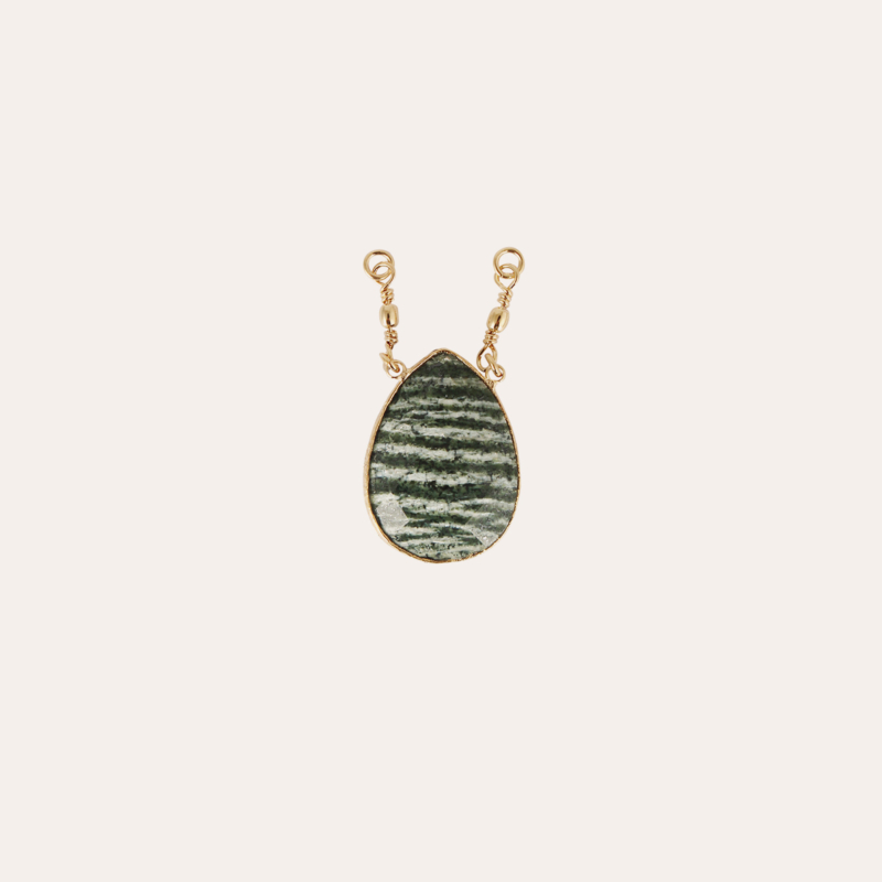 Serti pendant gold - Silver eye