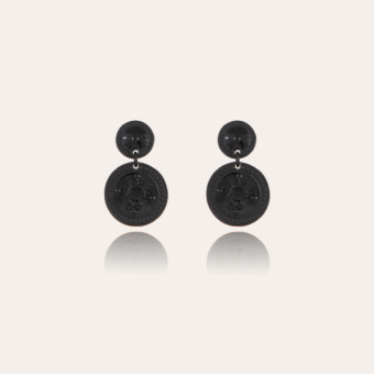 Sequin earrings black