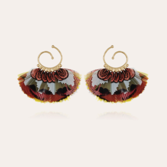 Buzios hoop earrings mini