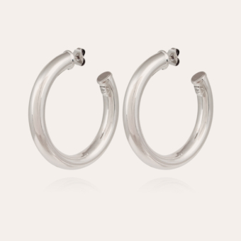 Turner earrings large size silver