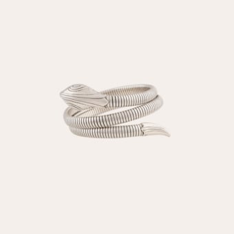 Serpent bracelet silver