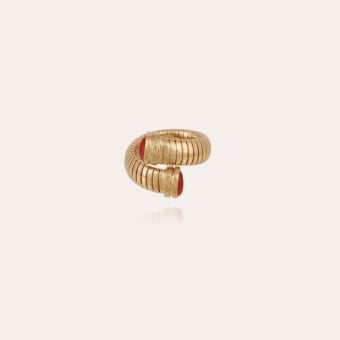 Antigone ring gold - Cornaline