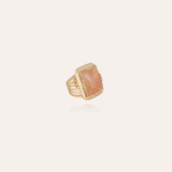 Arty Chevaliere ring gold - Red Hematoide