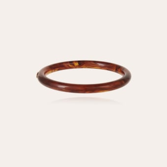 Caftan bracelet acetate - Brown