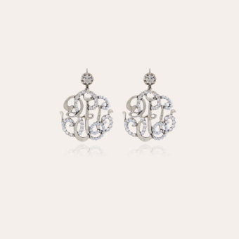 Arabesque earrings small size silver