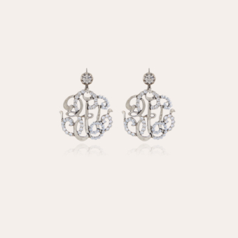 Boucles d'oreilles Arabesque petit modèle argentées