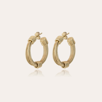 Ariane hoop earrings small size gold