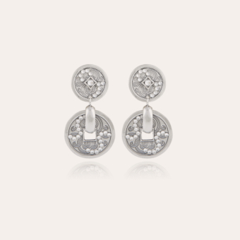 Aurelia strass earrings silver