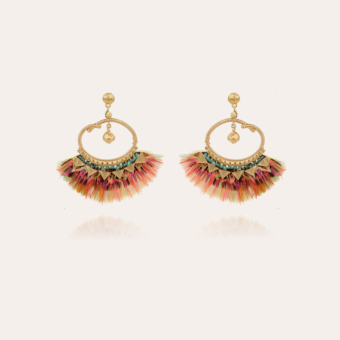 Bayos earrings gold - Exclusive piece (3 pieces)