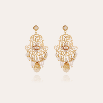 Charlie earrings small size gold 