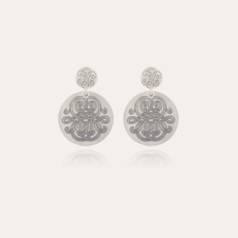 Diva earrings small size silver