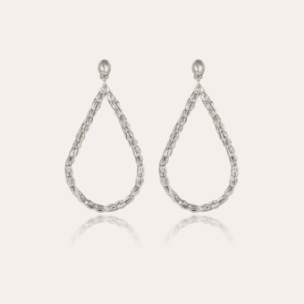 Boucles d'oreilles Bibi Liane argentées