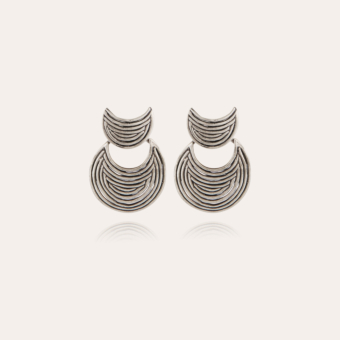 Luna Wave earrings mini silver