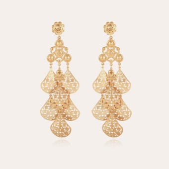 Orferia earrings large size gold