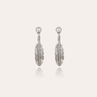 Penna men earrings silver