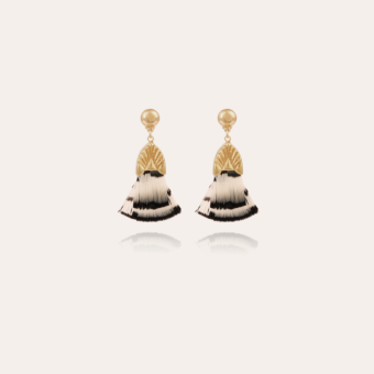 Plumette earrings gold