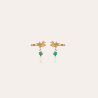 Piu piu studs earrings gold