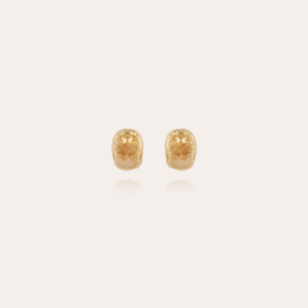 Scaramouche studs earrings enamel gold 