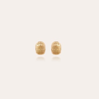 Scaramouche studs earrings gold