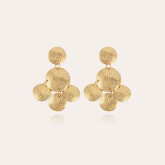 Sequin Diva earrings gold