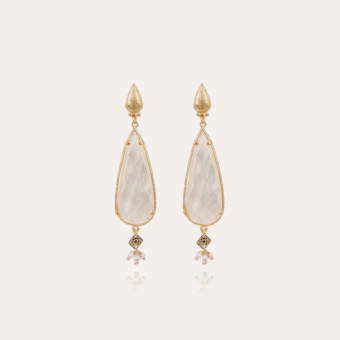 Serti Goutte earrings gold