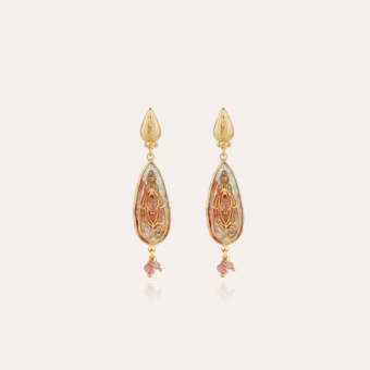 Serti Goutte Bis earrings small size gold - Sunstone