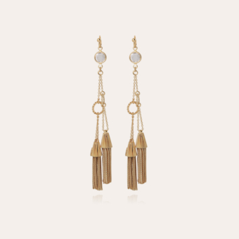 Tresse earrings gold
