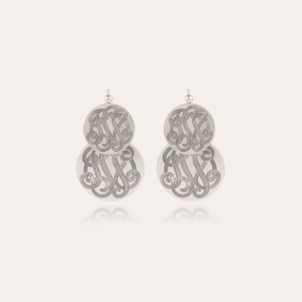 Very Diva double earrings small size silver