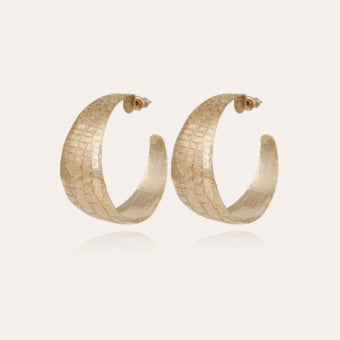 Wild hoop earrings gold