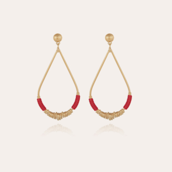 Zizanie earrings small size gold