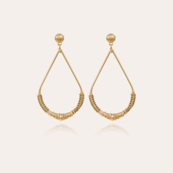 Zizanie earrings small size gold