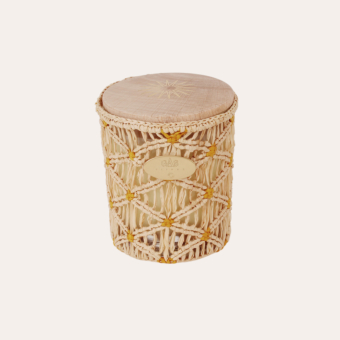 Ensoleille moi candle raffia