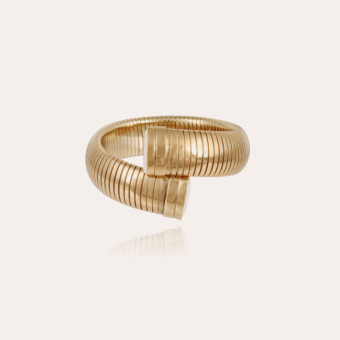 Antigone bracelet gold - White Calcite