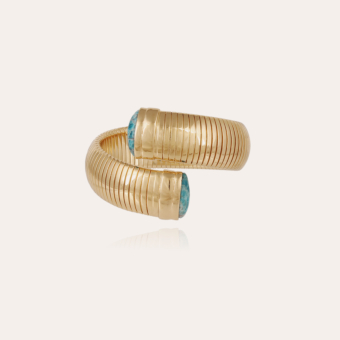 Antigone bracelet gold - Blue Apatite