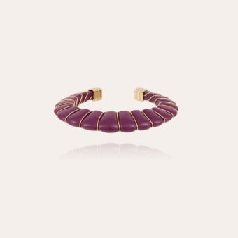 Bracelet Cyclade doré - Violet