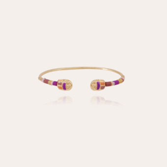Duality small Scaramouche bracelet gold