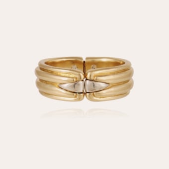 Ecume bicolor bracelet gold